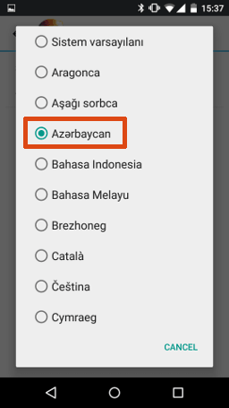 Aurora for Android Select Azerbaijani Aurora for Android Select Azerbaijani